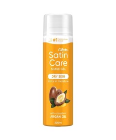 Satin Care Locks In Moisture Argan Oil Shave Gel