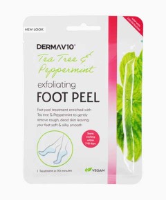 Dermav10 Tea Tree And Peppermint Exfoliating Foot Peel