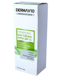 Derma V10 Hydrating Day Cream With SPF 15