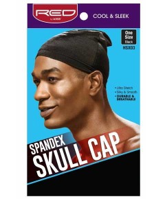 Spandex Skull Cap Black HSX03