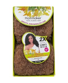 2X Human Hair Afro Kinky Bulk