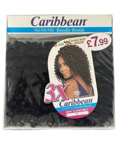 Boho Caribbean X3 Aruba Curl Bundle Braids CB3P01