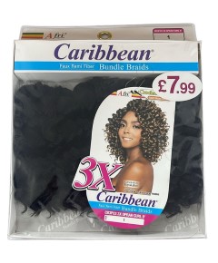Boho Caribbean X3 Oprah Curl Bundle Braids CB3P03