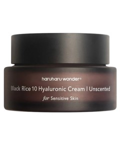 Black Rice 10 Hyaluronic Unscented Cream For Sensitive Skin