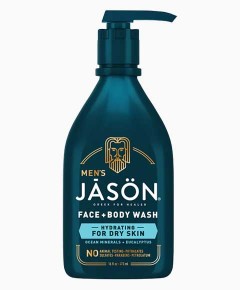 Mens Dry Skin Hydrating Face Plus Body Wash