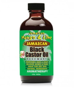 Jamaican Mango And Lime Black Castor Oil Rosemary