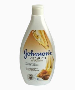 Johnsons Vita Rich Oil Infusion Rejuvenating Oil In Lotion