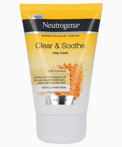 Neutrogena Clear And Soothe Turmeric Oil Free Clay Mask