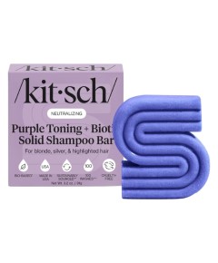 Kitsch Biotin Purple Toning Solid Shampoo Bar