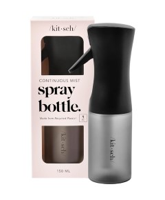 Kitsch Continuous Mist Spray Bottle Black