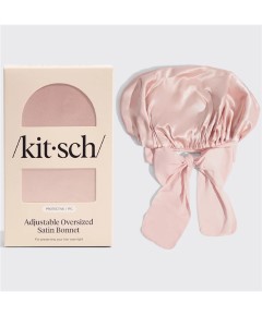 Kitsch Oversized Adjustable Satin Bonnet