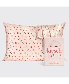 Kitsch Satin Pillowcase Cherry Print