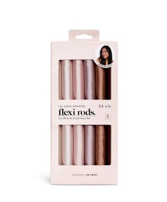 Kitsch Seriously So Soft Satin Wrapped Flexi Rods Rosewood
