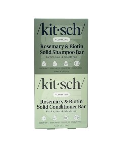 Kitsch Volumizing Rosemary And Biotin Shampoo And Conditioner Bar Set