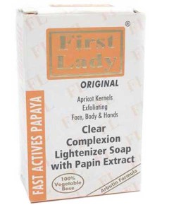 First Lady Original Fast Actives Papaya Soap