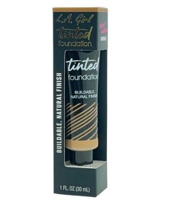 LA Girl Tinted Foundation With Natural Finish GLM763 Rich Honey