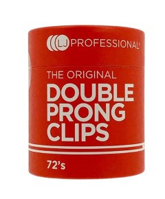 LJ Professional The Original Double Prong Clips
