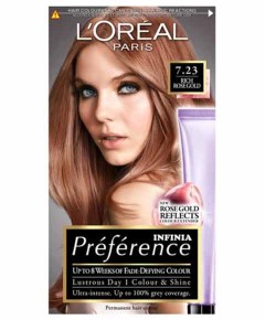 Preference Infinia Permanent Color 7.23 Rich Rose Gold