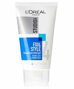 Studio Line Fix And Style 4 Vitamin Enriched Gel Strong Hold
