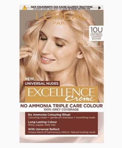 Excellence Creme No Ammonia Triple Care Hair Colour 10U Universal Lightest Blonde