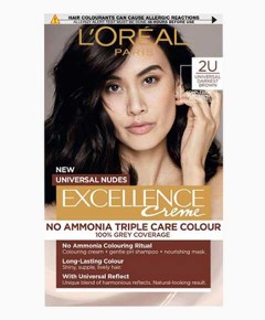 Excellence Creme No Ammonia Triple Care Hair Colour 2U Universal Darkest Brown