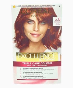 Excellence Creme Triple Care Colour 5.6 Natural Rich Auburn