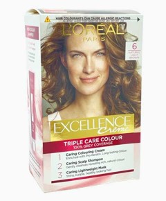 Excellence Creme Triple Care Colour 6 Natural Light Brown