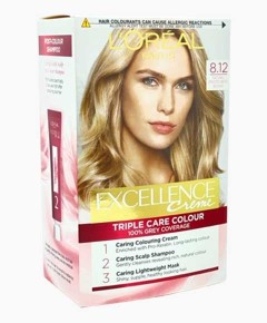 Excellence Creme Triple Care Colour 8.12 Natural Frosted Beige Blonde
