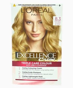 Excellence Creme Triple Care Colour 8.3 Natural Golden Blonde
