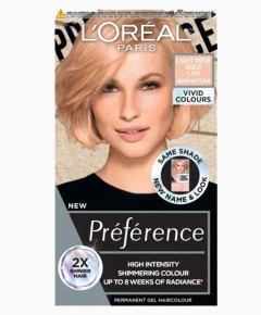 Preference High Intensity Permanent Gel Hair Colour Light Rose Gold