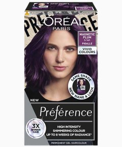 Preference High Intensity Permanent Gel Hair Colour Magnetic Plum