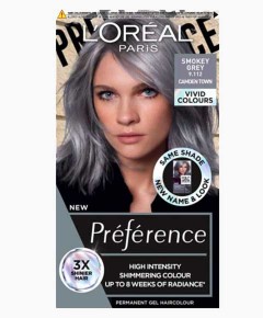 Preference High Intensity Permanent Gel Hair Colour Smokey Grey