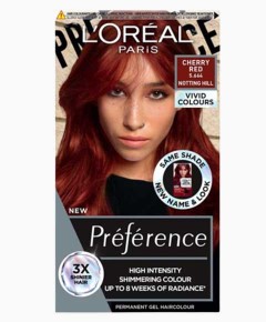 Preference High Intensity Permanent Gel Hair Colour Cherry Red