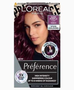 Preference High Intensity Permanent Gel Hair Colour Dark Purple