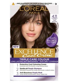 Excellence Cool Creme Colour 4.11 Ultra Ash Brown
