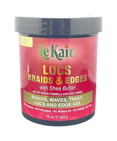 Lekair Extreme Hold Shea Butter Locs Braids And Edges