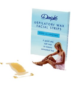 Dimples Depilatory Wax Facial Strips