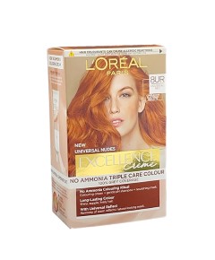 Excellence Creme No Ammonia Triple Care Hair Colour 8UR Universal Red