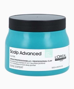 Serie Expert Scalp Advanced Anti Oiliness 2 In 1 Deep Purifier Clay Mask