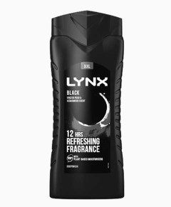 Lynx Black Refreshing Fragrance Body Wash With Frozen Pear And Cedarwood Scent