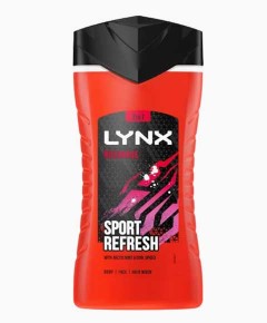 Lynx Recharge Sport Refresh 3 In 1 Wash
