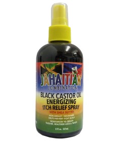 Jahaitian Black Castor Oil Energizing Itch Relief Spray