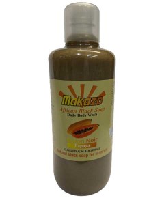 Makazo Papaya African Black Soap Daily Body Wash