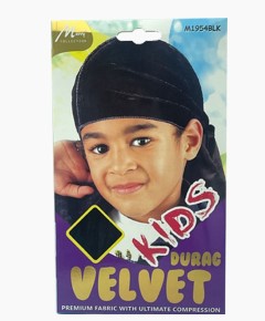 Kids Velvet Durag M1954BLK