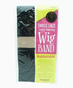 Magic Collection Swiss Lace Center Patching Wig Band 2292BLA