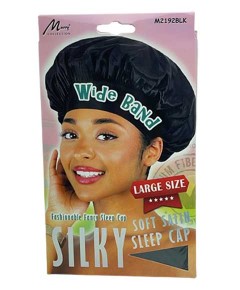 Murry Collection Silky Soft Satin Sleep Cap Wide Band