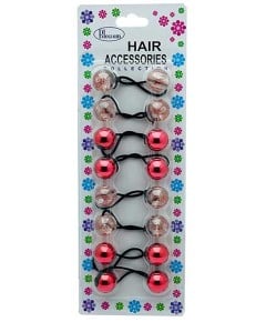 Blossom Hair Accessories Collection Ponytailer PPP11RED