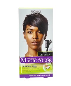 Nicka K Magic Colour Permanent Cream Hair Dye Ammonia Free