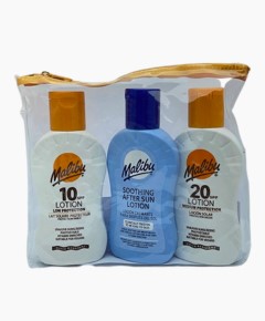 Malibu Travel Bag SPF10 And SPF20 Lotion