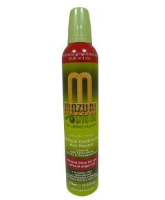 Mazuri  Olive Oil Styling And Conditioning Hair Mousse